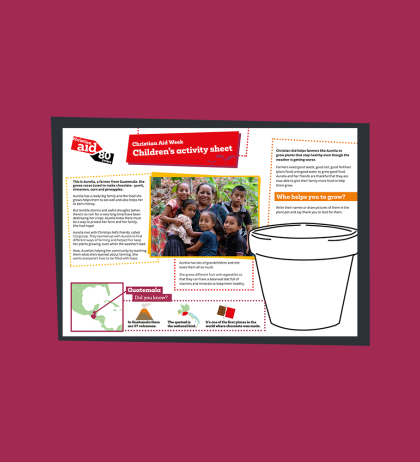 CAW25 children's activity sheet thumbnail