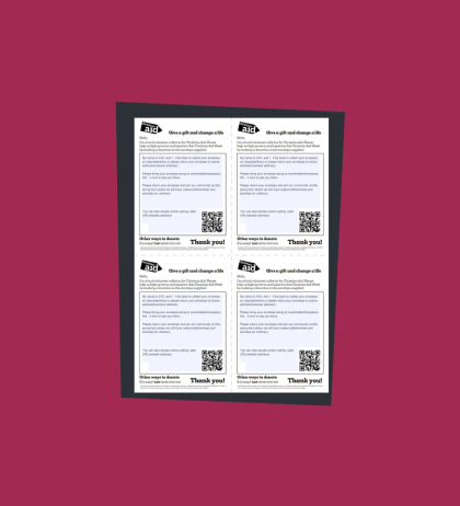 Editable label template (four sheet) thumbnail