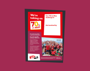 Join our 70K in May challenge - editable poster thumbnail